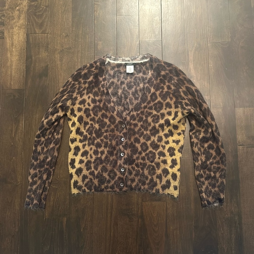 J.CREW LEOPARD SWEATER